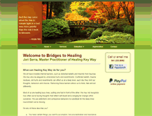 Tablet Screenshot of bridgestohealing.com